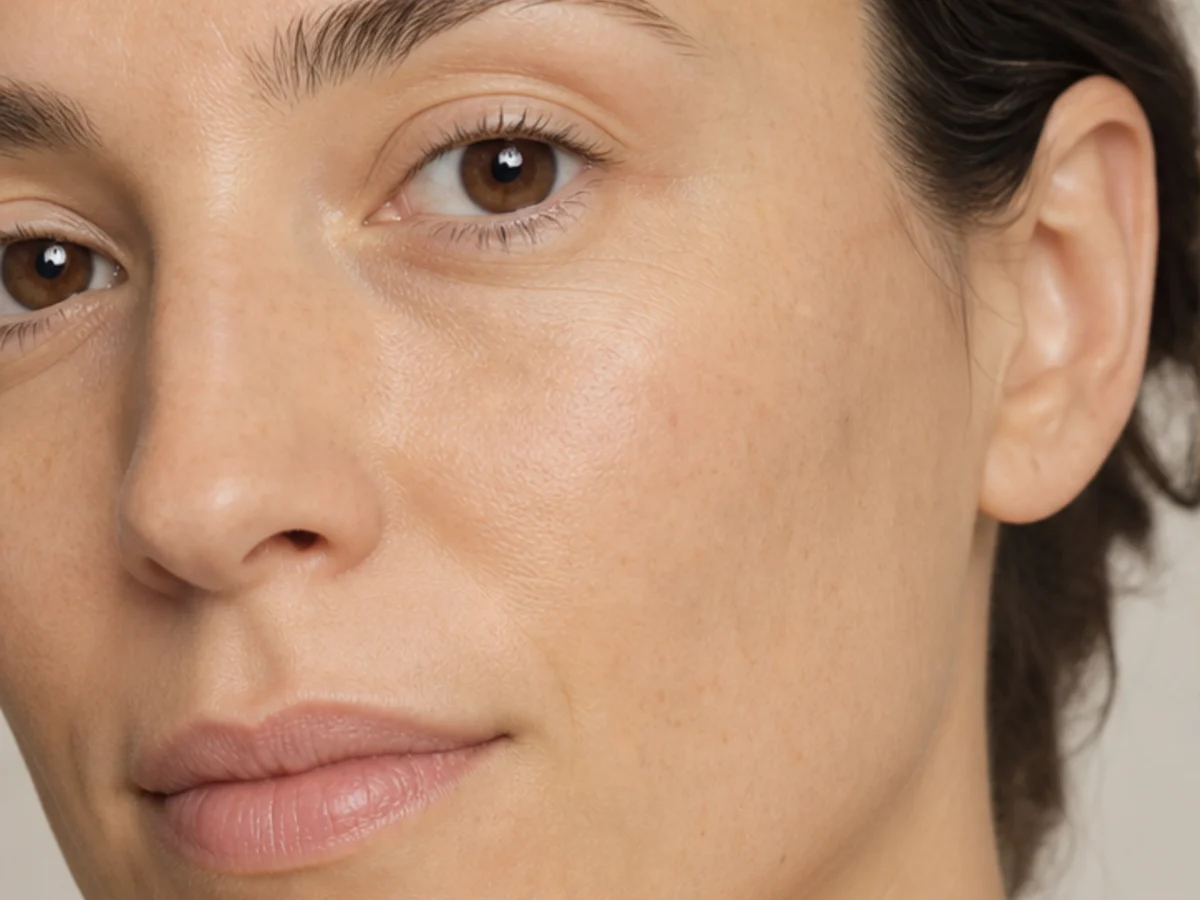 Dull and tired-looking skin before use